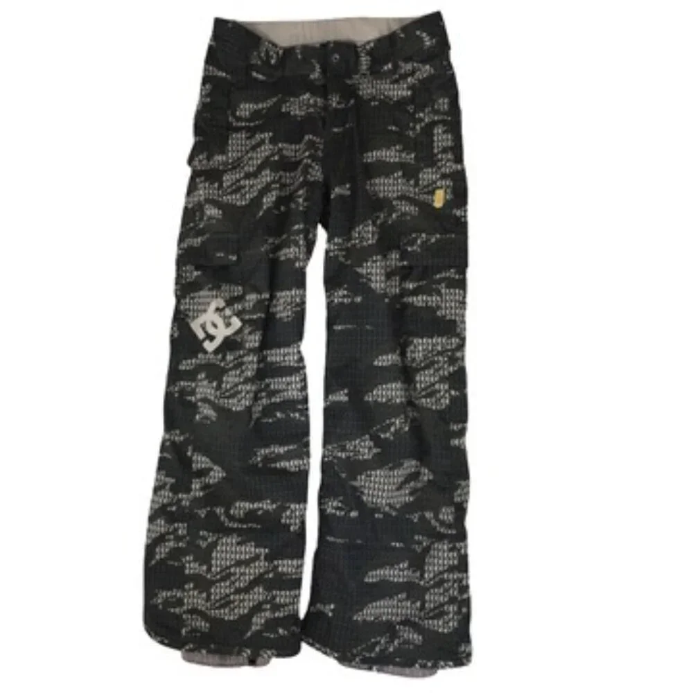 DC Camo Snow Pants YXL Exotex 5000 Gorpcore Ride Euros Streetwear Print